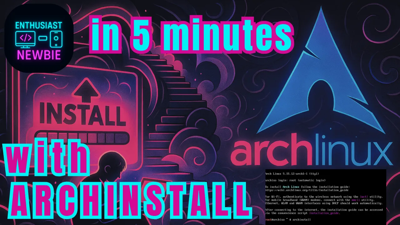 Installare Archlinux Facilmente nel 2025 con Archinstall