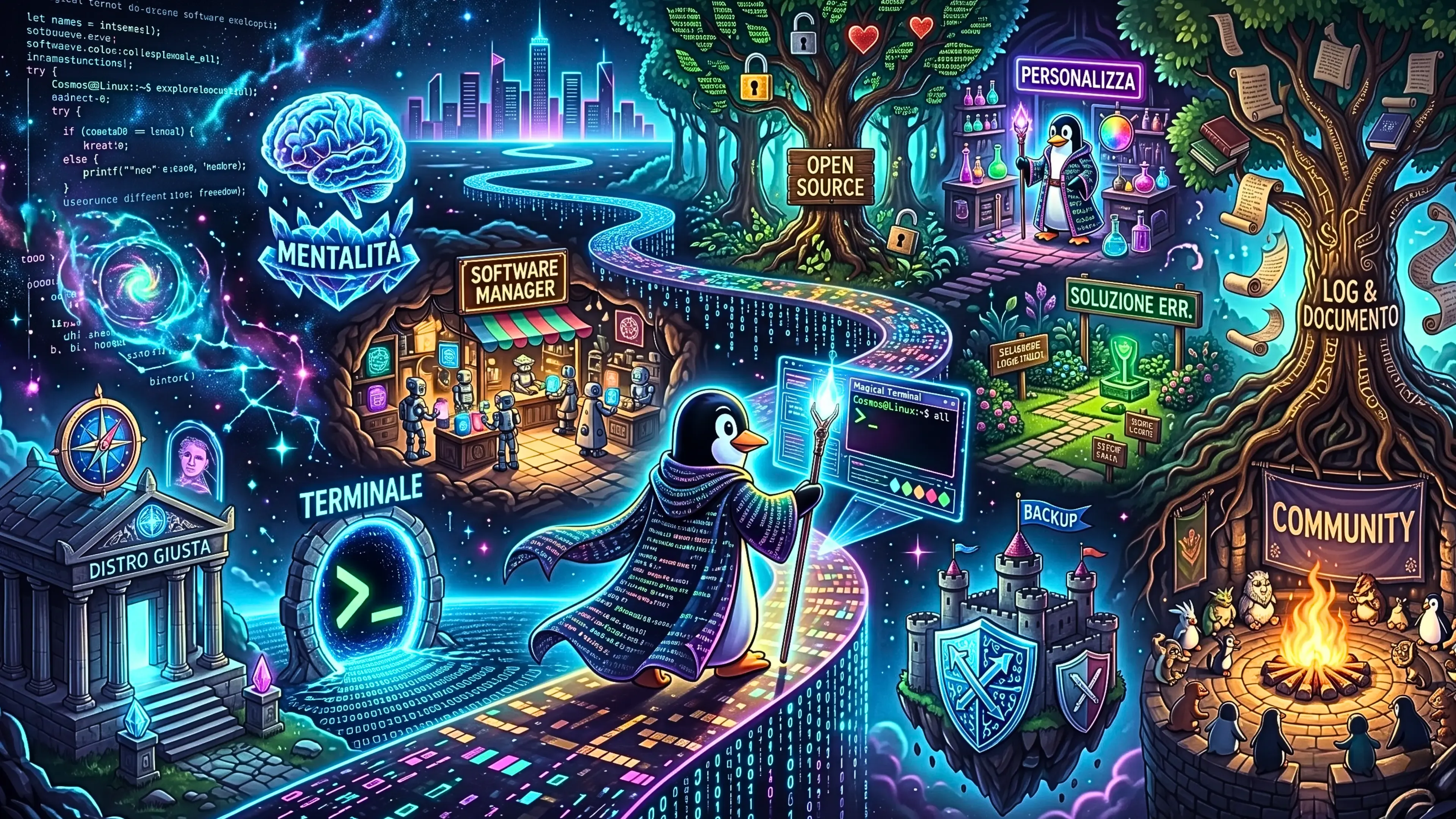 Dieci Consigli per i nuovi utenti Linux