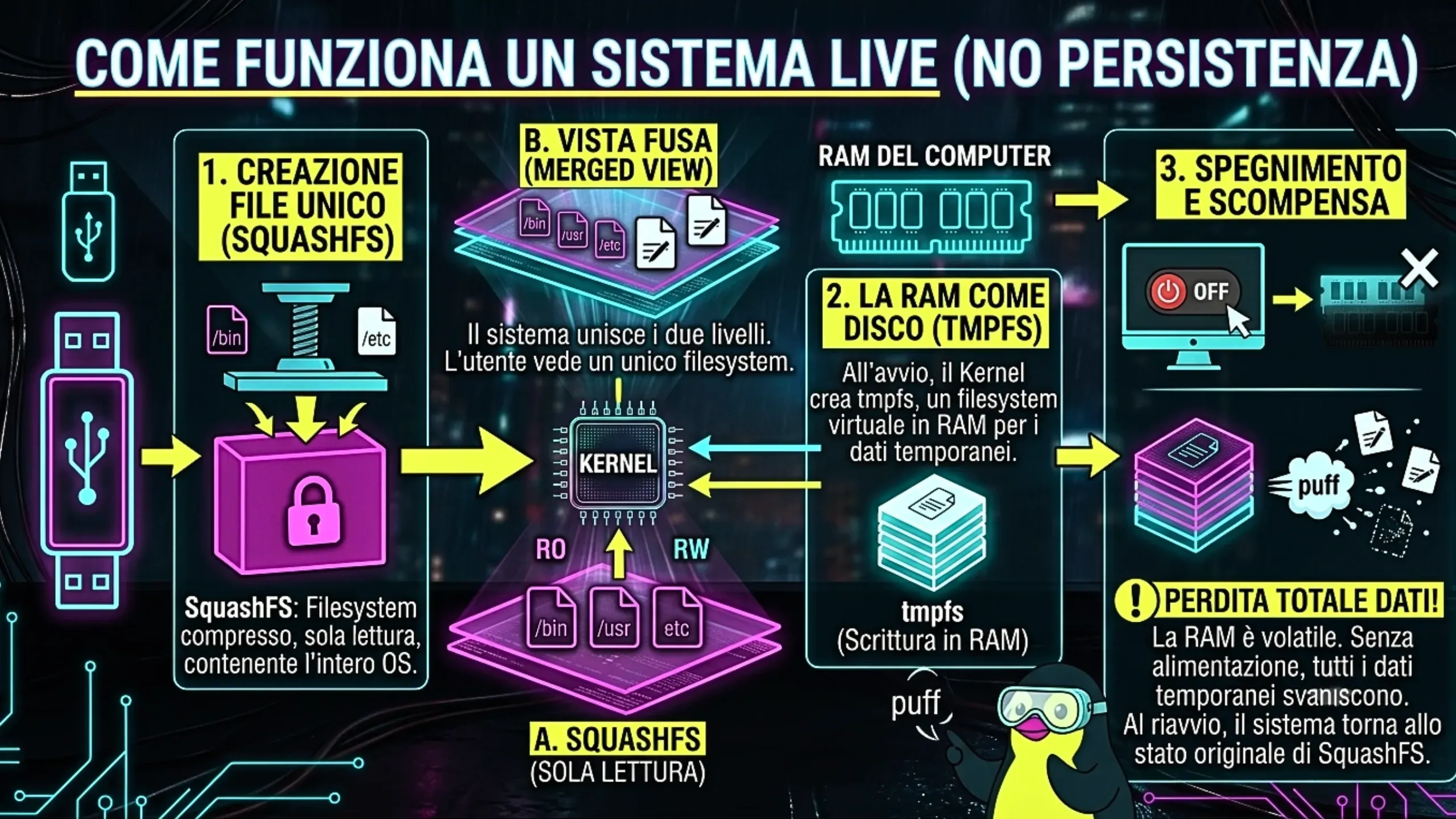 live linux con persisteza