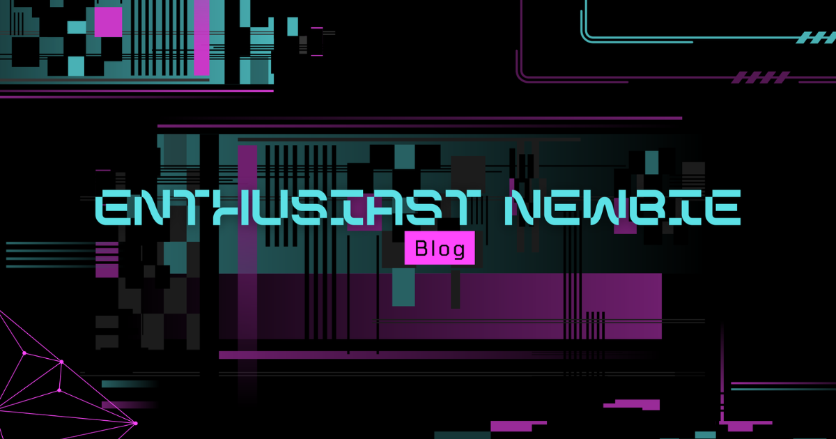 Banner del blog Enthusiast Newbie